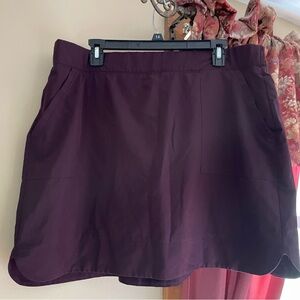 NWOT RBX 1X Plum Skort